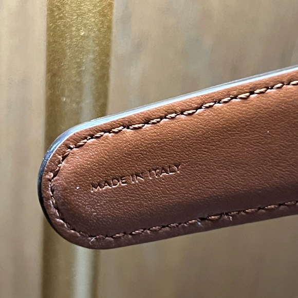 Celine Triomphe Canvas & Calfskin Headband - Picture 6 of 9